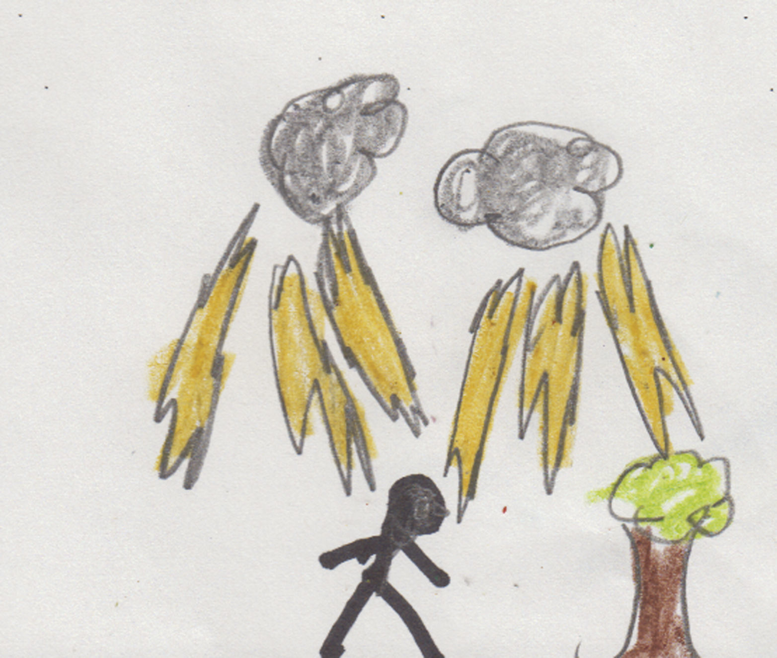 Kids' weather drawings: Aug 30